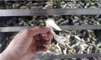 Tủ sấy vỏ bưởi giữ nguyên màu sắc và hương vị sau khi sấy