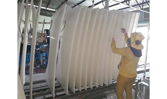 Dây chuyền sấy bánh tráng tự động đầu tiên ở Việt Nam