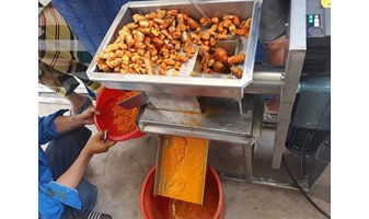 MÁY ÉP TRỤC VÍT BÁN CÔNG NGHIỆP HỖ TRỢ SẢN XUẤT SAU KHU HOẠCH KHÁ TỐT