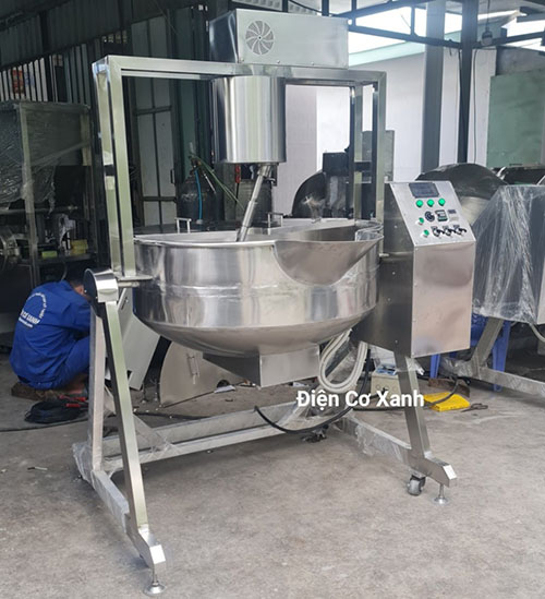 Chảo xào bắp tự động