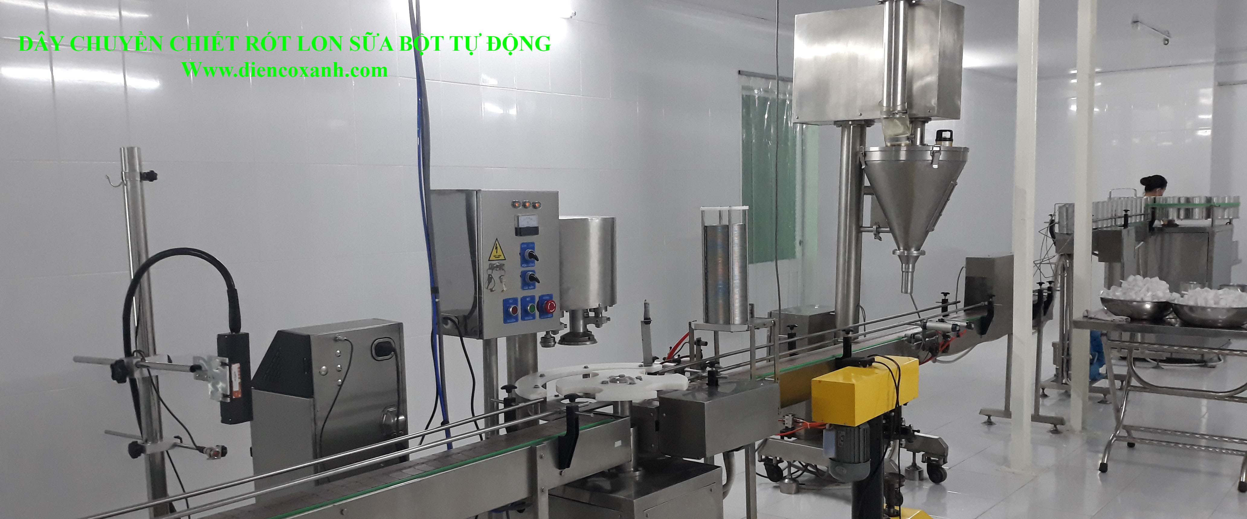 CHẾ TẠO DÂY CHUYỀN CHIẾT RÓT THEO YÊU CẦU - ĐIỆN CƠ XANH