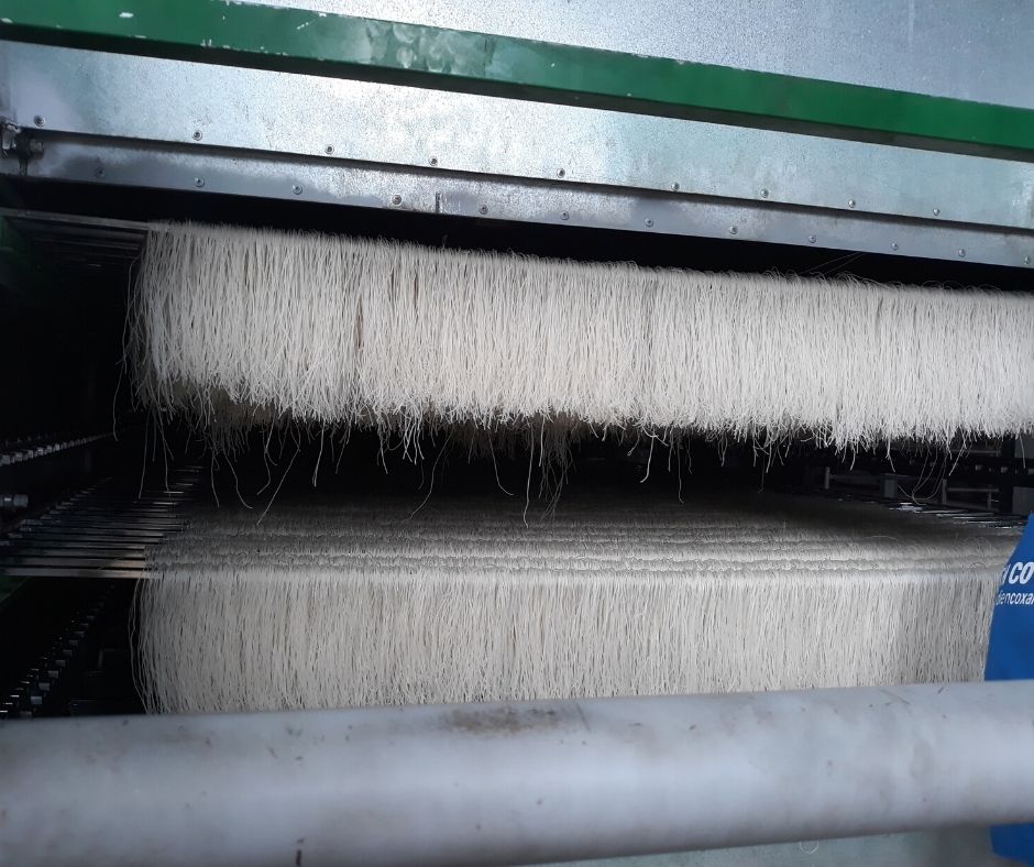 Dây chuyền sấy bún khô tự động ở Củ Chi 