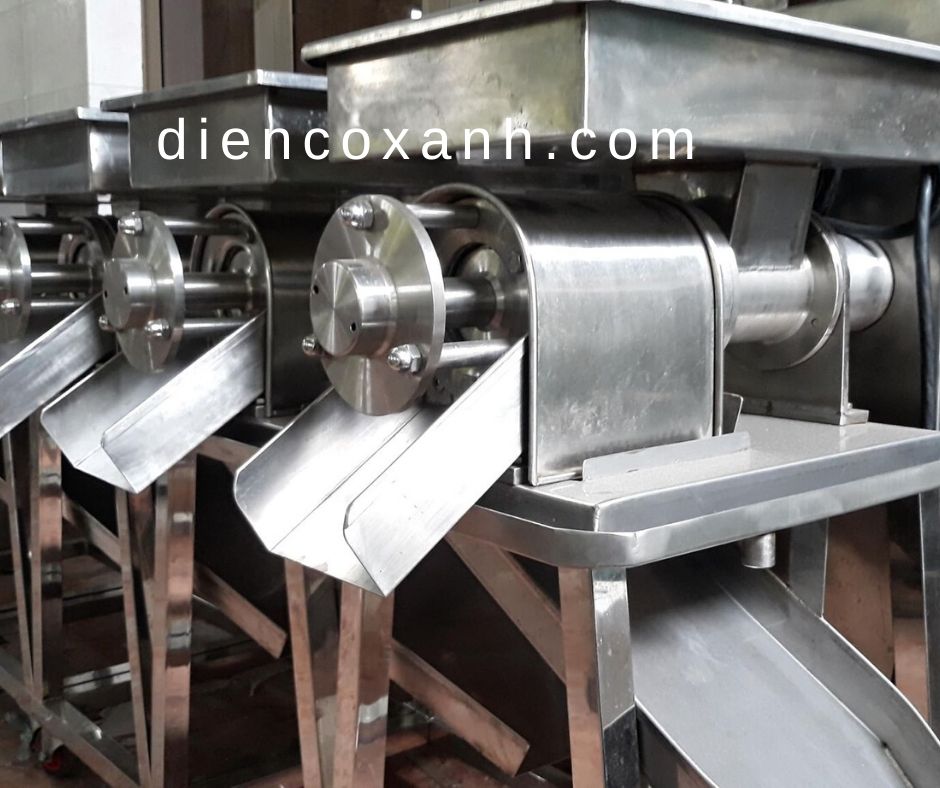 Máy ép tách nước chuối - Điện Cơ Xanh 