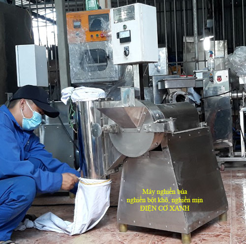 Máy Nghiền Bột Nông Sản - Điện Cơ Xanh