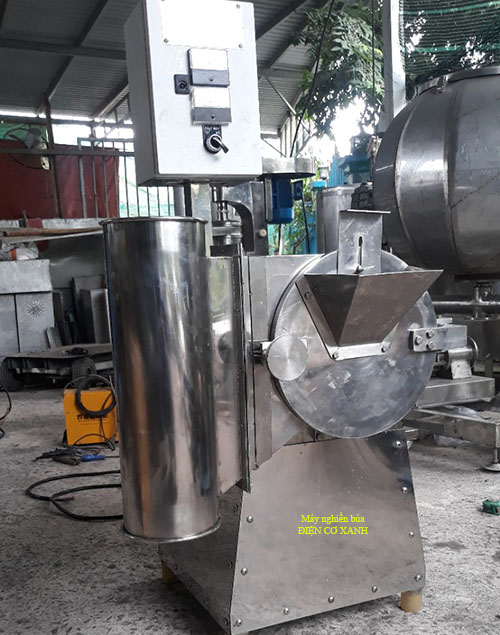 Máy nghiền nấm Linh Chi thành bột mịn - Điện Cơ Xanh