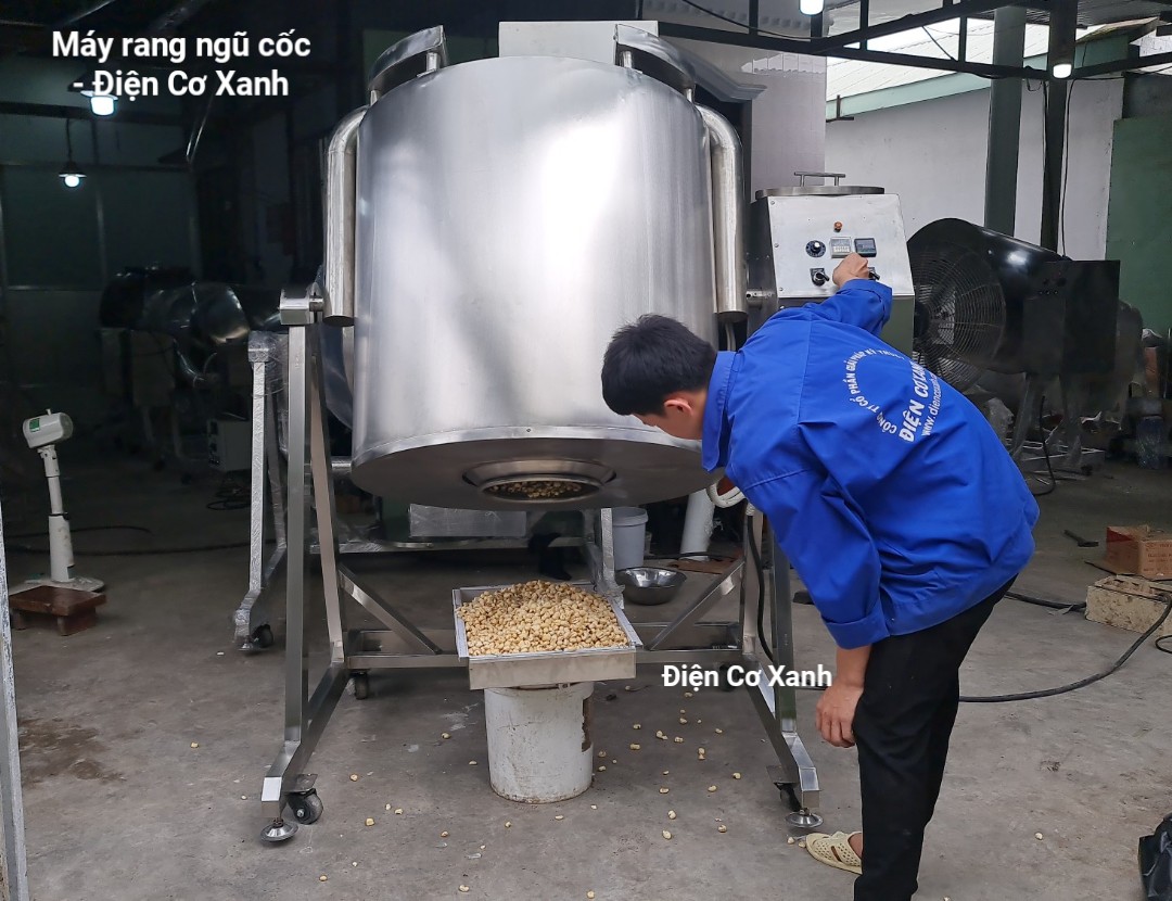 Máy rang hạt bắp