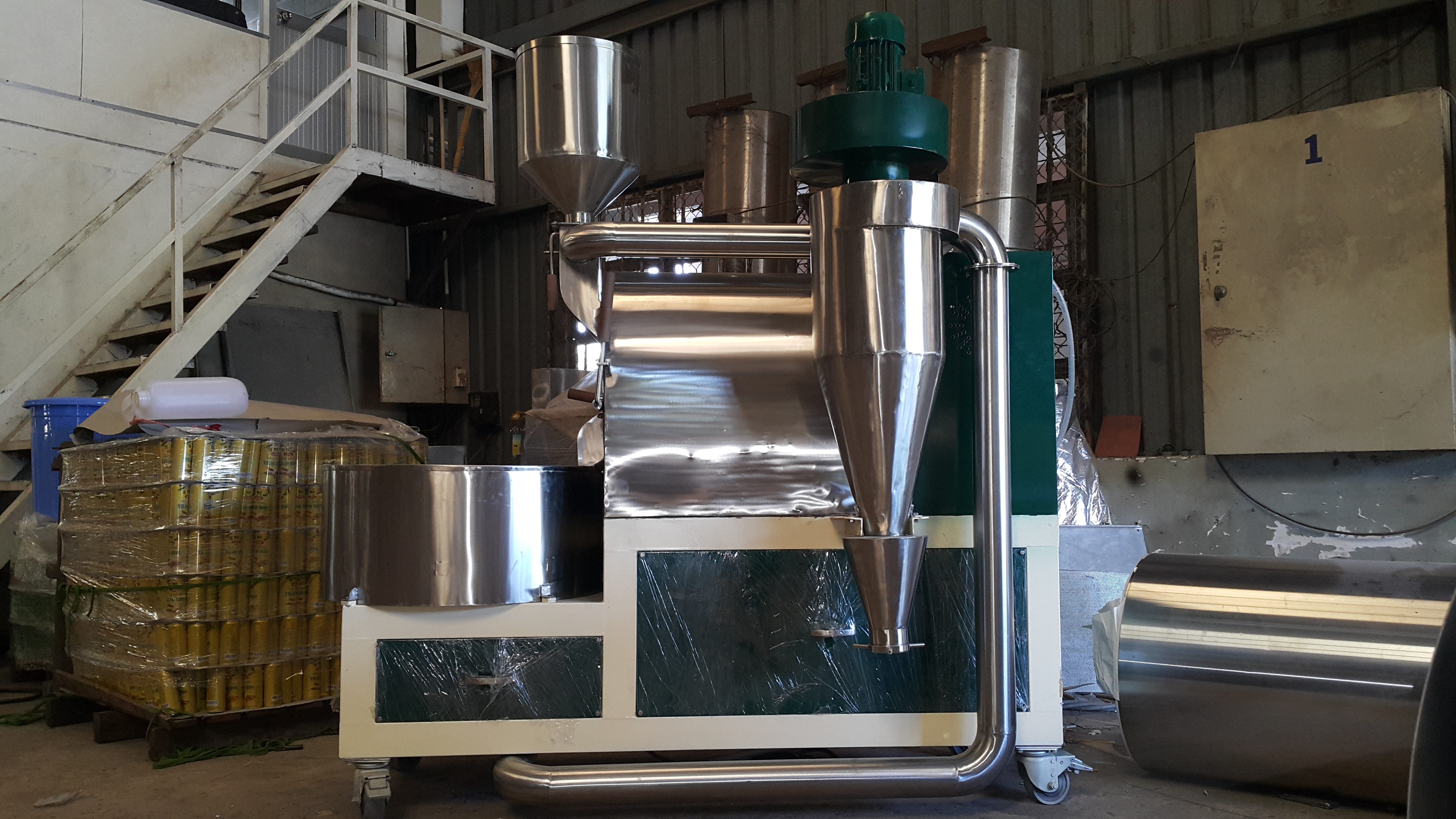 MÁY RANG NGŨ CỐC TỰ ĐỘNG - ĐIỆN CƠ XANH