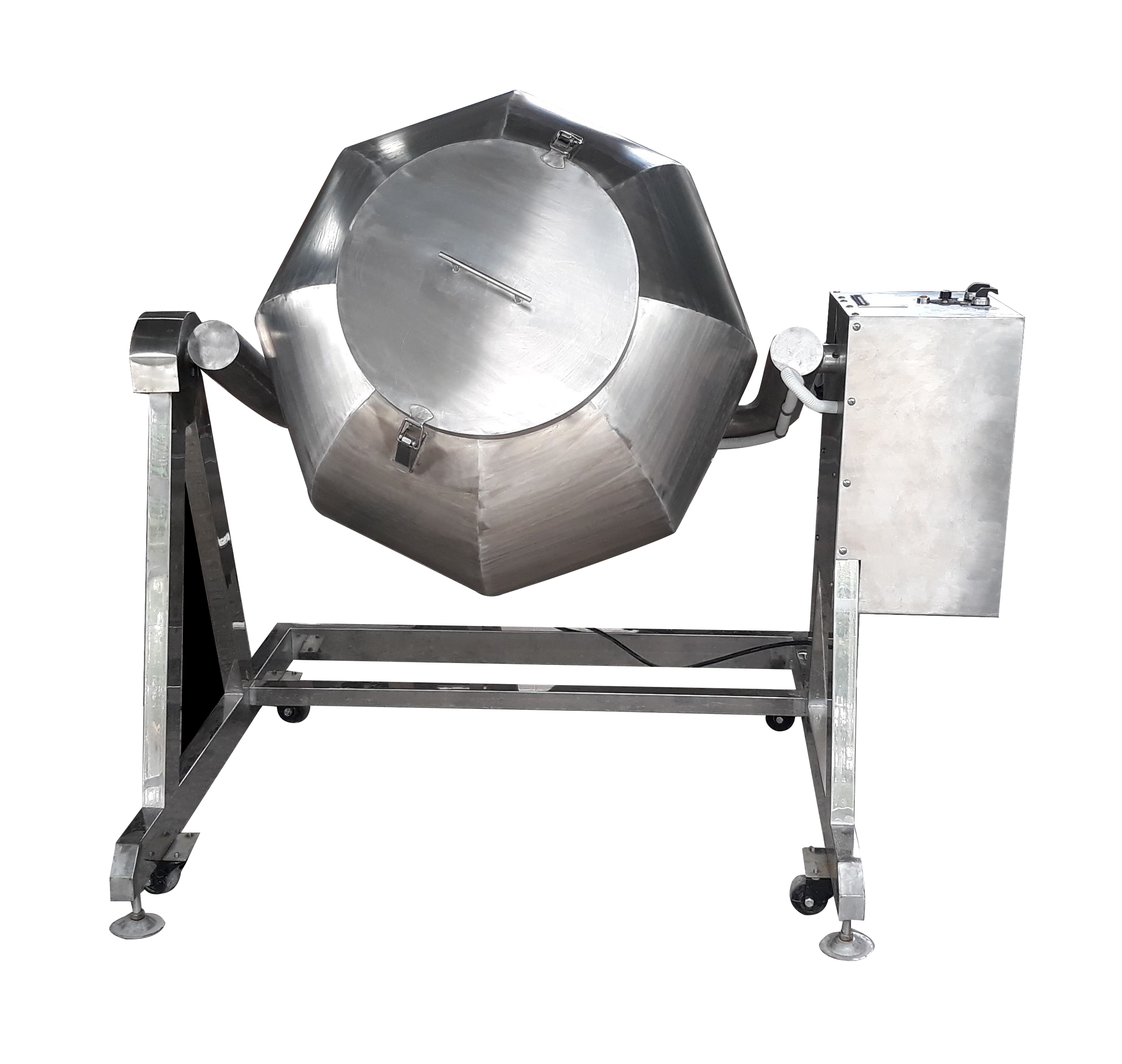 Máy trộn thực phẩm lồng quay dạng khía 