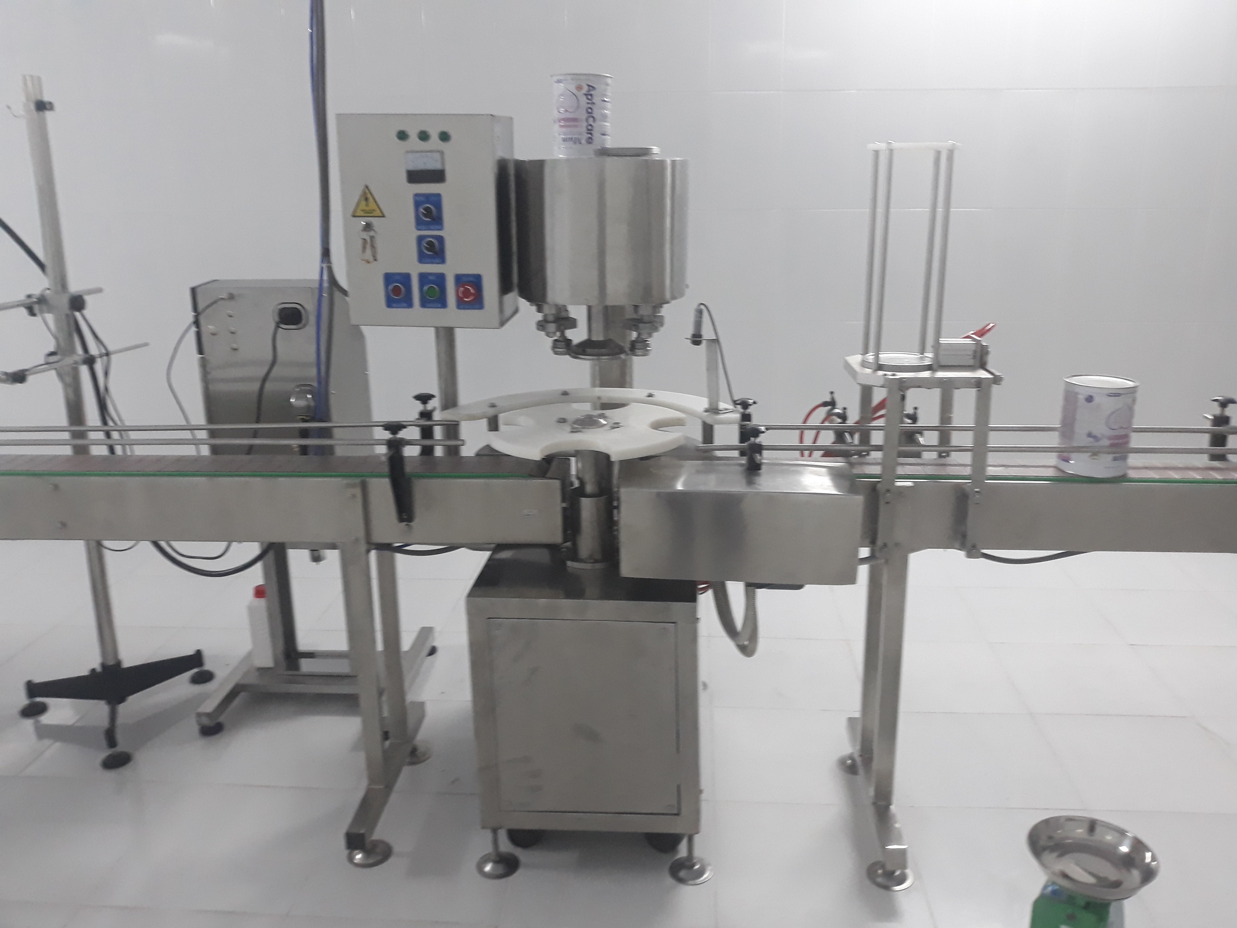 máy viền mí lon tự động