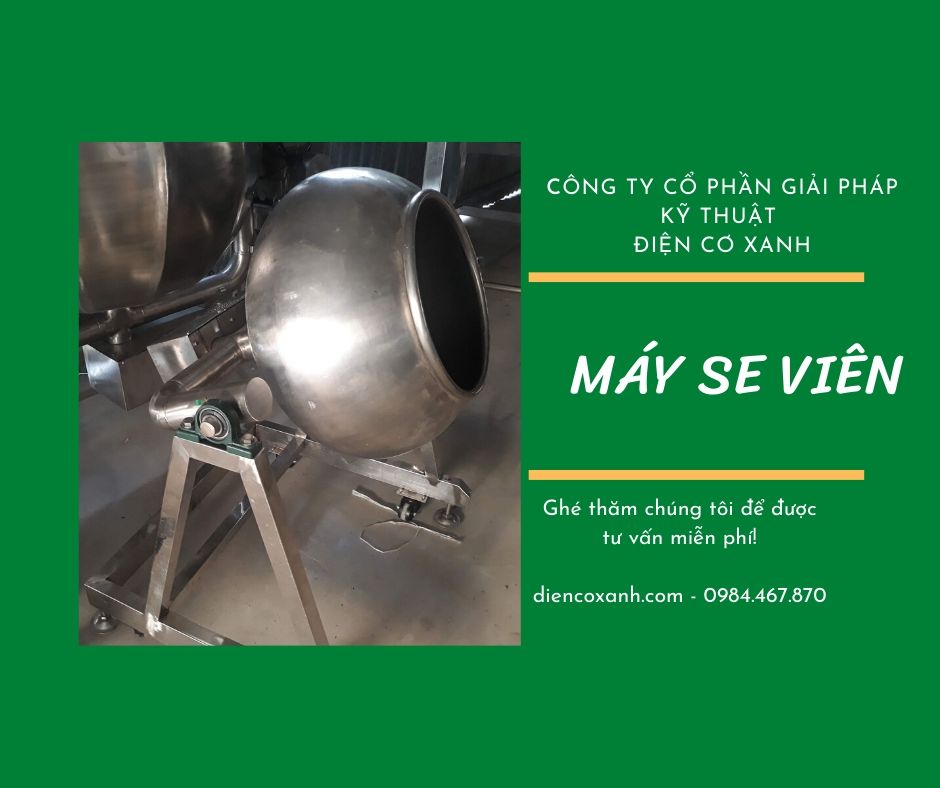 Máy vo viên mật ong, viên kẹo, viên nang - Điện Cơ Xanh