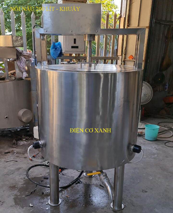 Nồi nấu nước gia vị lẩu 200 lít