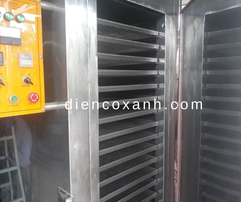 Tủ sấy vỏ bưởi - Điện Cơ Xanh