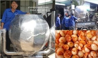 Máy trộn cà pháo dạng lồng quay 8 tấc Bình Chánh